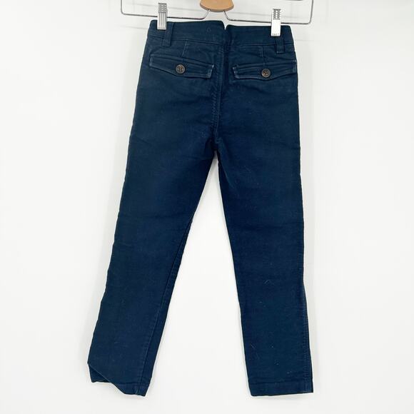 Mini Boden Boys Pull On Cord Casual School Cotton Straight Pants Size 7Y Navy - Picture 8 of 8